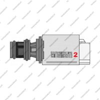 Соленоид переключения A, B, C, D, регулировки давления (10-up, бежевый разъем, черный носик, #2*)